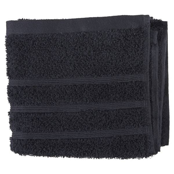 Martex Ultimate Soft Hand Towel, 16 in x 28 in, Black
