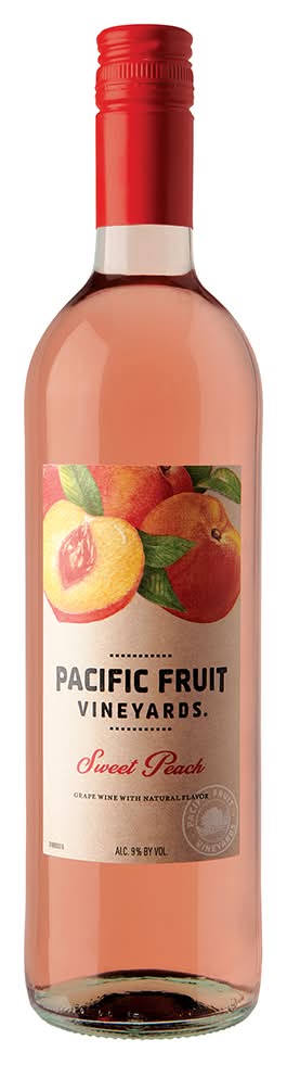 Pacific Fruit Vineyards Sweet Peach Wine