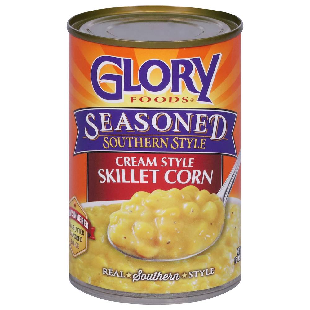 Glory Foods Seasoned Cream Style Skillet Corn (15 oz)