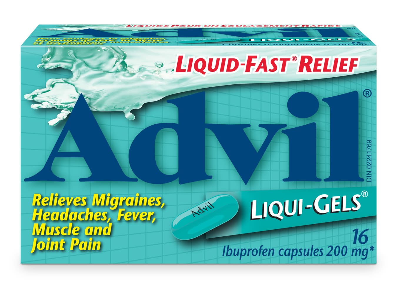 Advil Liqui Gels 20 mg (200 mg, 16 ct)