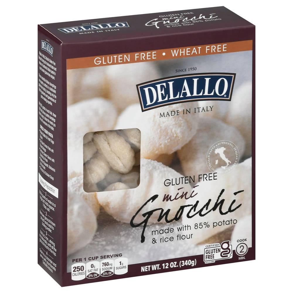 DeLallo Gluten Free Mini Potato Gnocchi (12 oz)