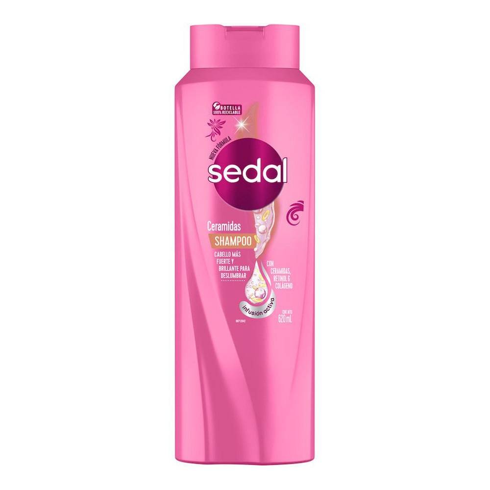 Sedal shampoo ceramidas (botella 620 ml)