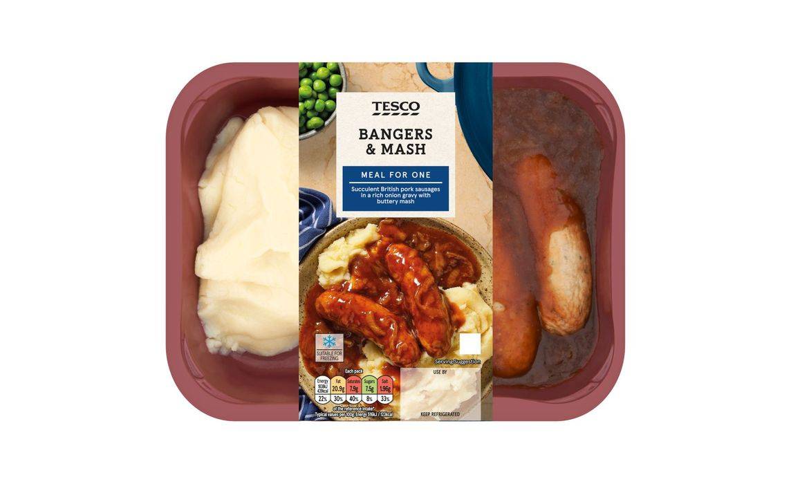 Tesco Sausage & Mash 400g (403480)