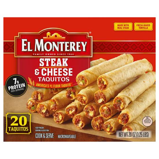 El Monterey Beef and Cheese Taquitos