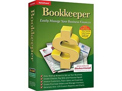 MySoftware Bookkeeper for 1 User, Windows, DVD/Download (10002)