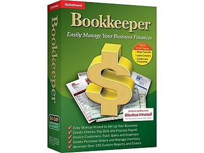 MySoftware Bookkeeper For 1 User, Windows, Dvd/Download