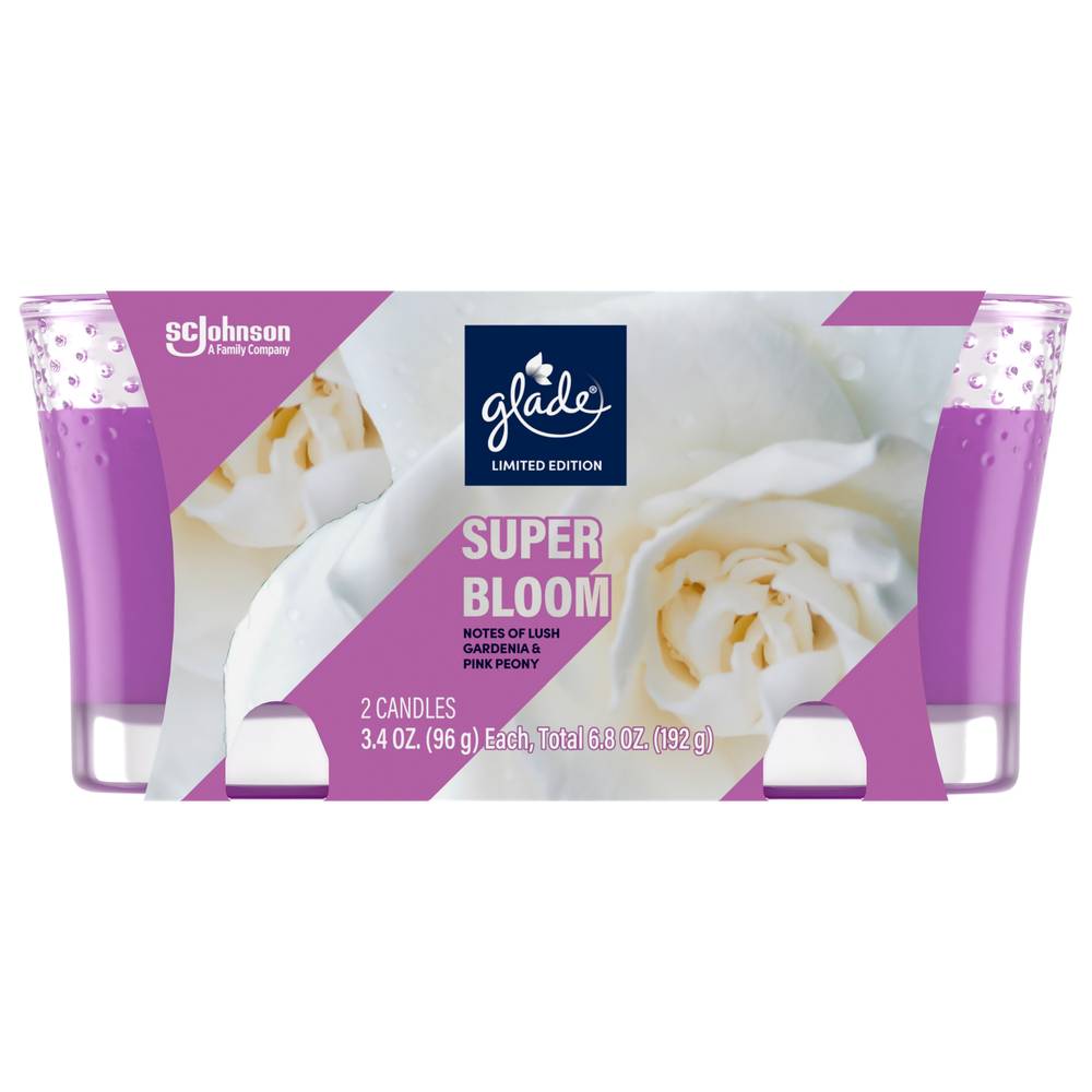 Glade Candles - Super Bloom Limited Edition Fragrance