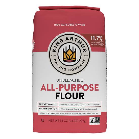 King Arthur Unbleached All-Purpose Flour (2 lbs)