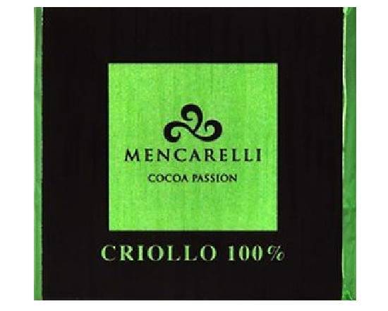 義大利MENCARELLI (CRIOLLO) 100% 黑巧克力 50G(乾貨)^301561106