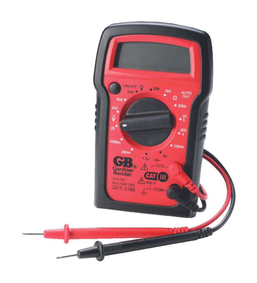Gardner Bender 500/600 V Digital Multimeter 1 Pk