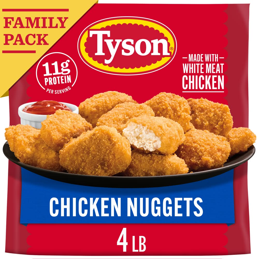 Tyson Chicken Nuggets Family pack (4 lbs)
