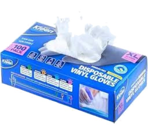 Kleen Gloves Vinyl Xl 100pk