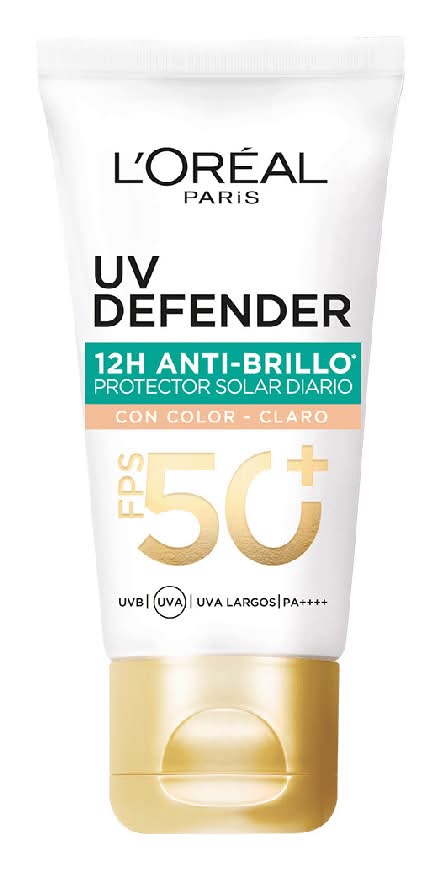 L'Oréal · Protector solar uv defender anti - brillo fps 50+, claro (40 g)