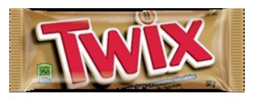 Twix Milk Chocolate Cookie Bar, Caramel (50 g, 2 ct)