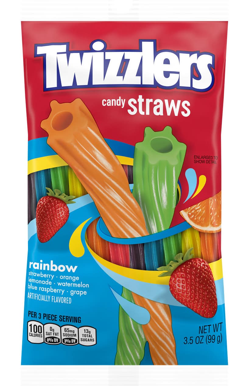 Twizzler's Candy Straws, Assorted Flavors (3.5 oz)