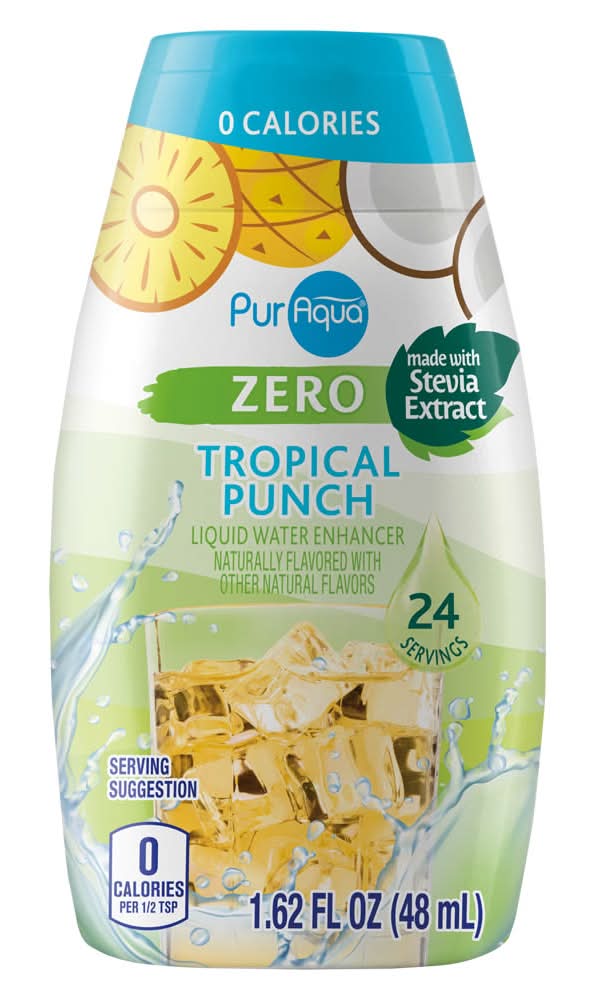 PurAqua Zero Liquid Water Enhancer, Tropical Punch (1.62 fl oz)