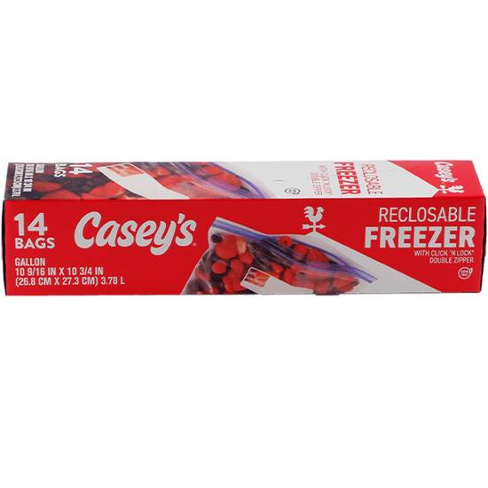 Casey's Reclosable Gallon Freezer Bags 14ct