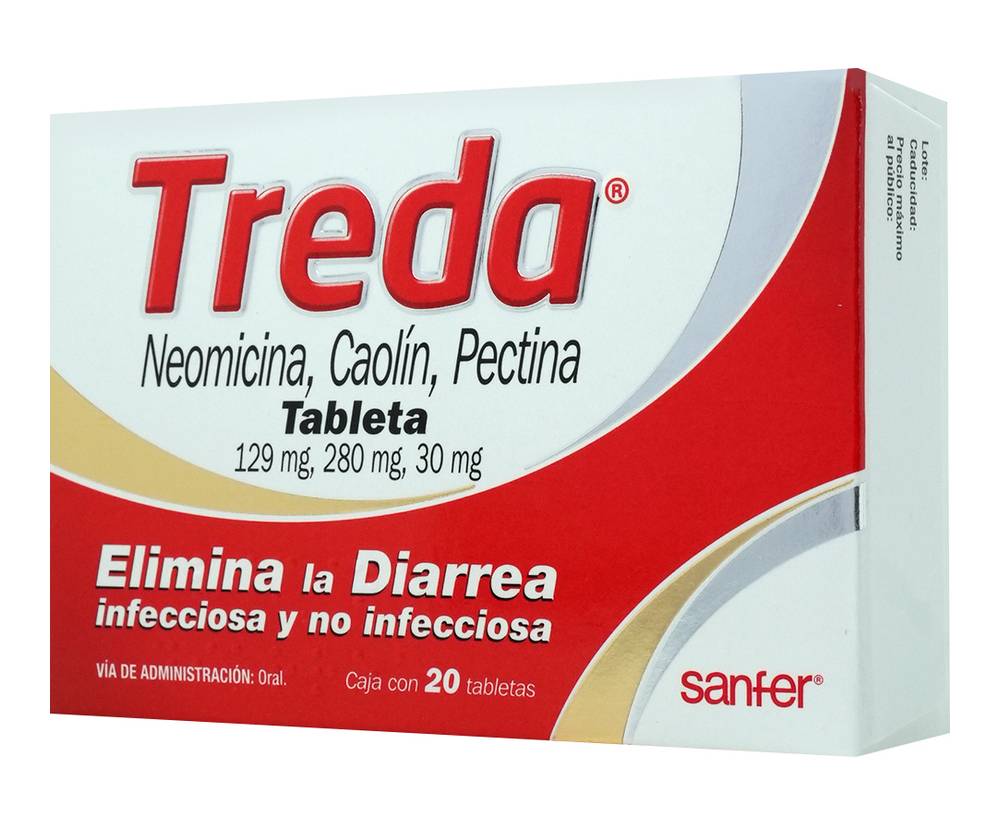Sanfer · Treda tabletas 129 mg / 280 mg / 30 mg (20 un)