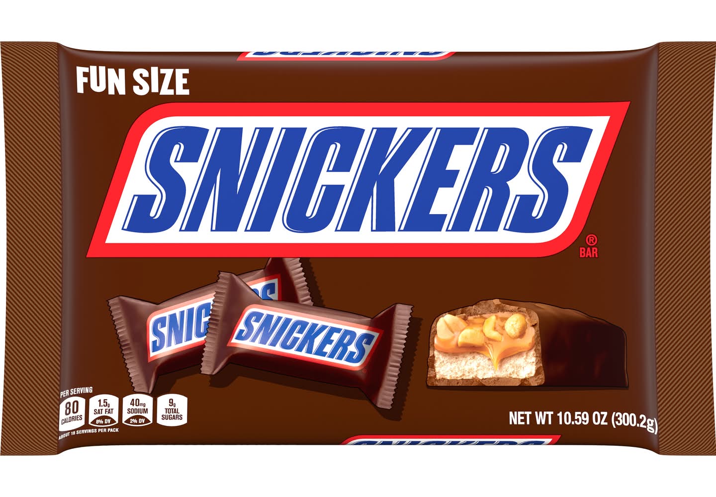 Snickers Chocolate Candy Bars (10.59 oz)
