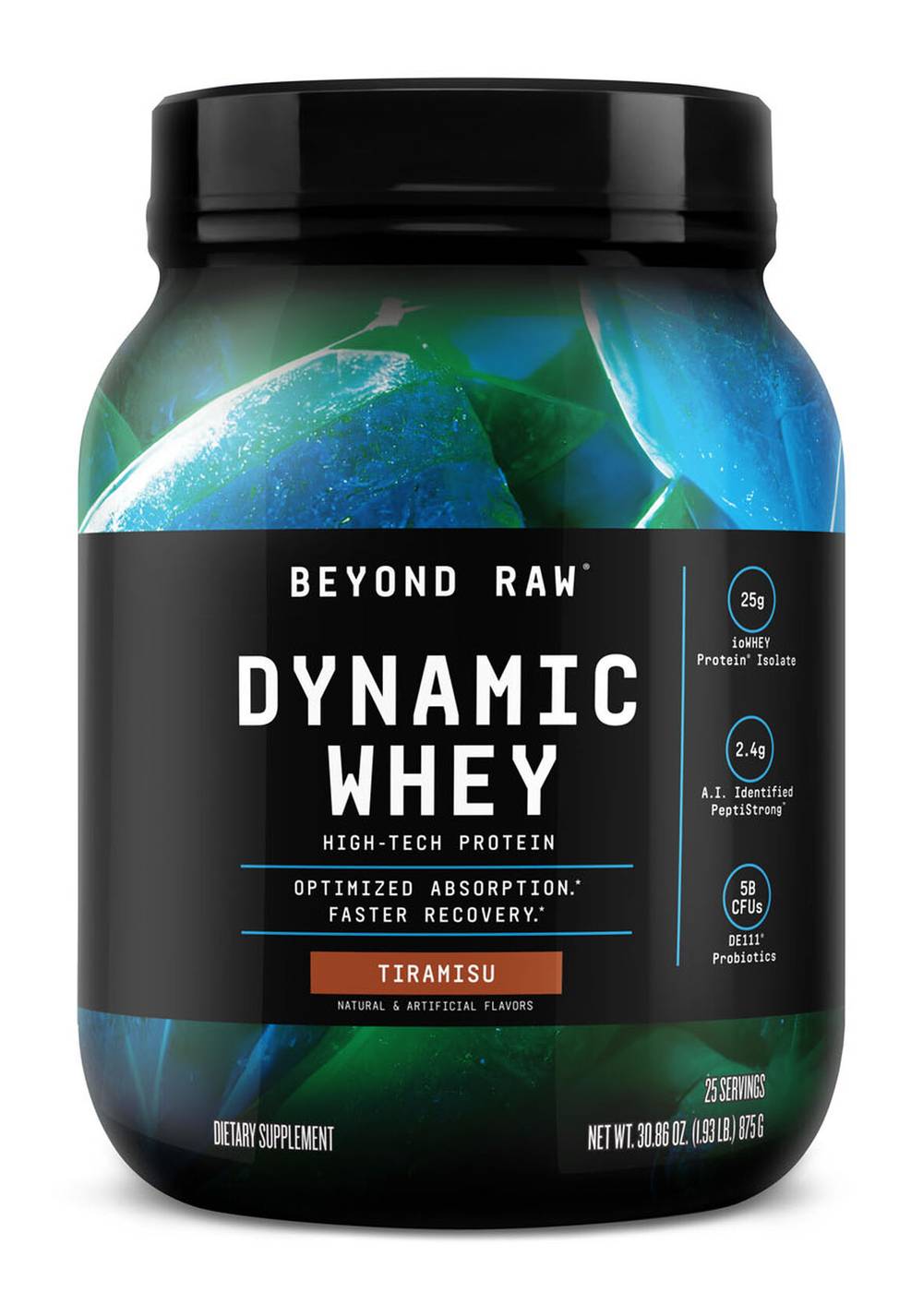 Beyond Raw Dynamic Whey High-Tech Protein, Tiramisu (1.93 lbs)