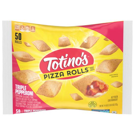 Totino's Triple Pepperoni Pizza Rolls (50 ct)