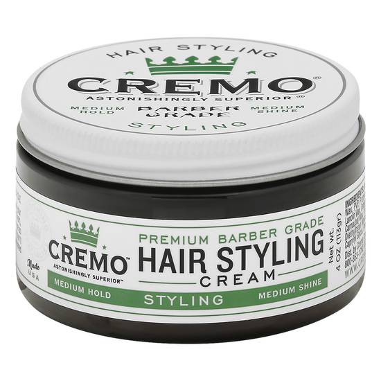 Cremo Premium Barber Grade Hair Styling Cream