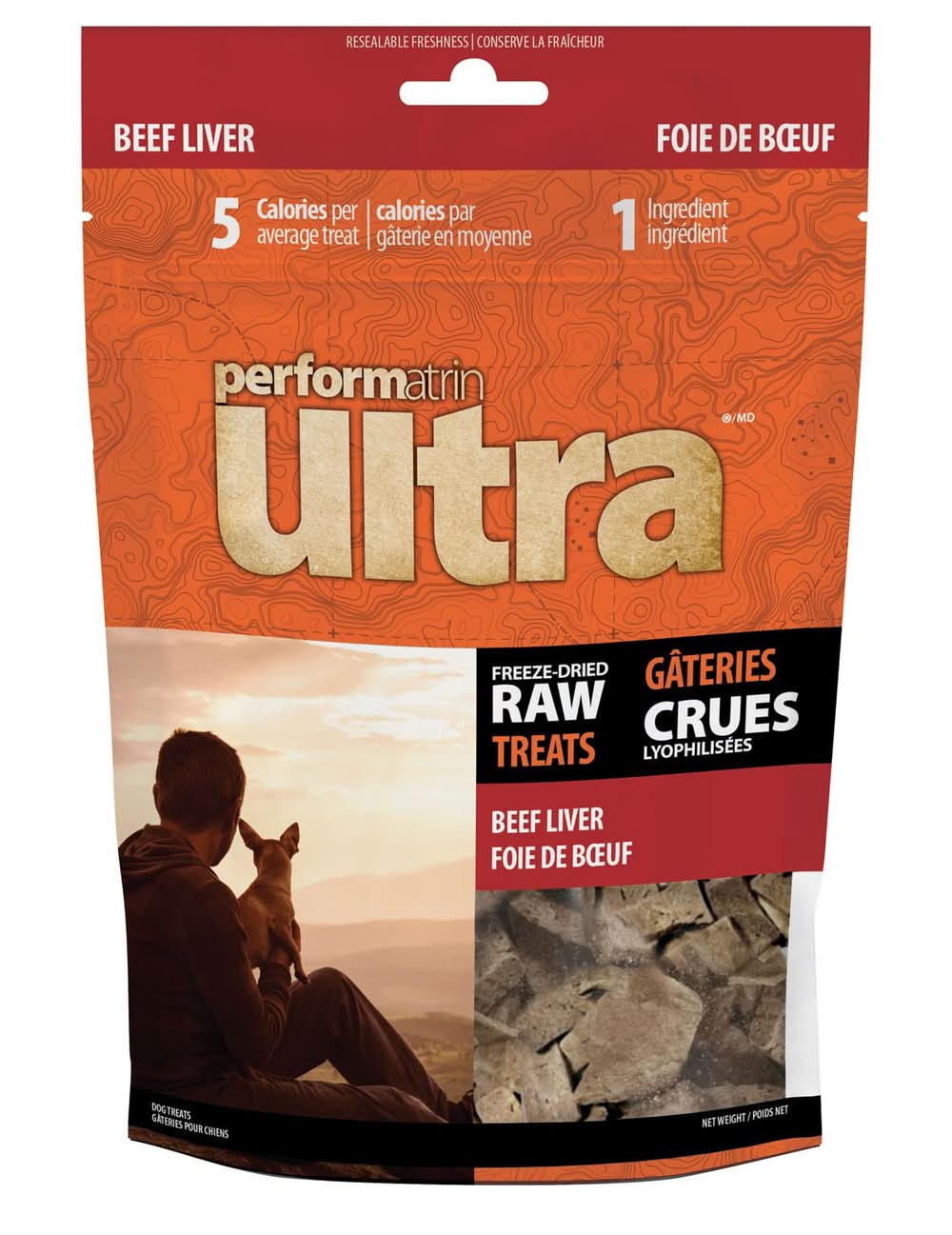 Performatrin Ultra Limited Freeze Dried Beef Liver Dog Treats, 14.45 oz