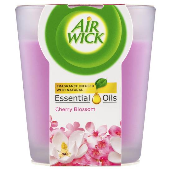 Air Wick Essential Oils Cherry Blossom Candle 1 pack