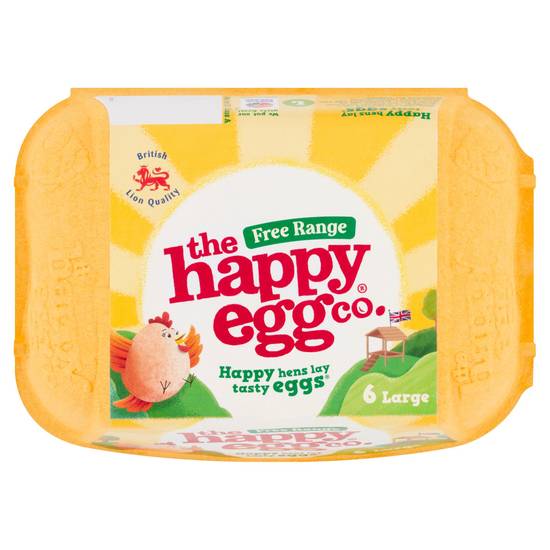 The Happy Egg Co. Free Range Large Eggs x6