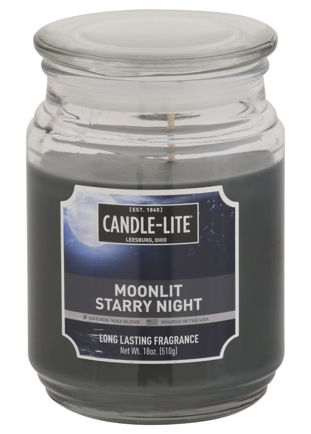 Candle-lite Candle, Moonlit Starry Night, Gray (18 oz)