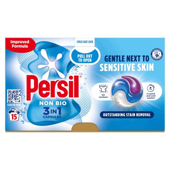 Persil 3 in 1 Washing Capsules Non Bio 15 Washes