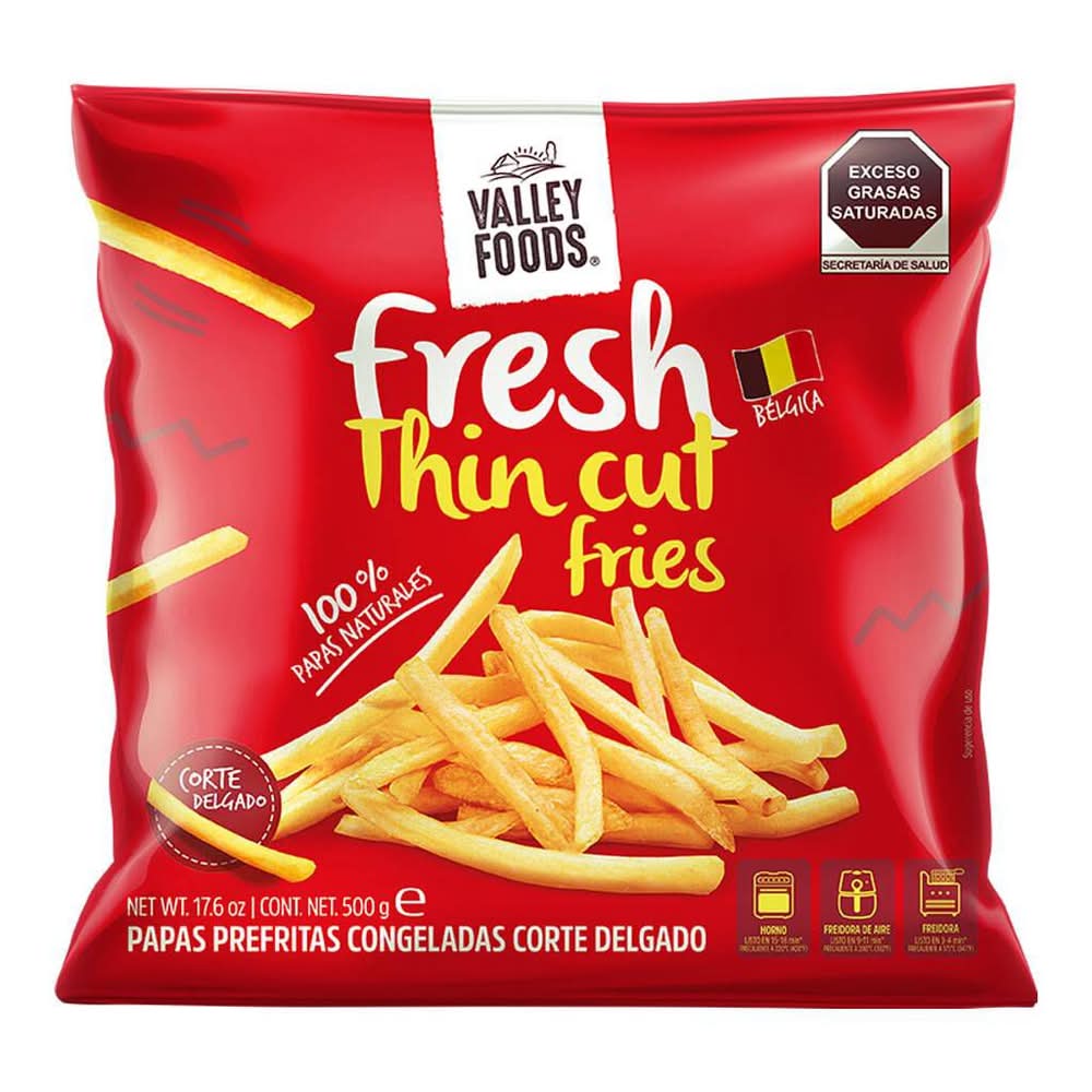 Valley Foods · Papas corte delgado (500 g)