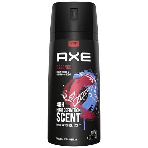 AXE Essence Mens Body Spray Deodorant Black Pepper & Cedarwood - 4.0 oz