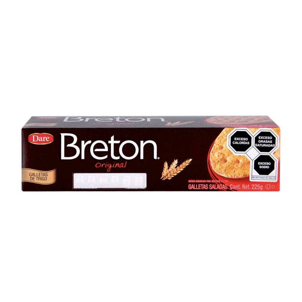 Breton galletas integrales original (caja 225 g)