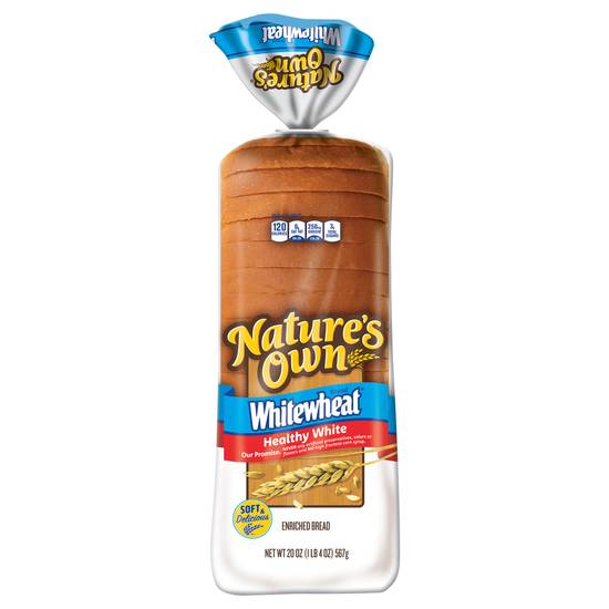 Nature's Own White Wheat Bread Healthy White