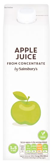 Sainsbury's Apple Juice (1L)