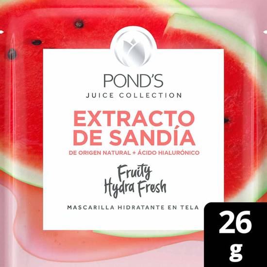 Pond's mascarilla fruity hydra fresh facial hidratante (sobre 26 g)