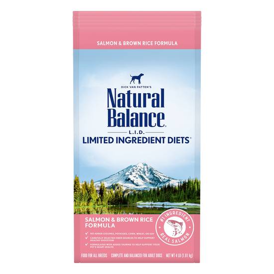 Natural Balance L.i.d Salmon & Brown Rice Formula Dog Food