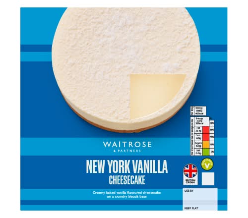 Waitrose & Partners Vanilla, New York Cheesecake (540g)