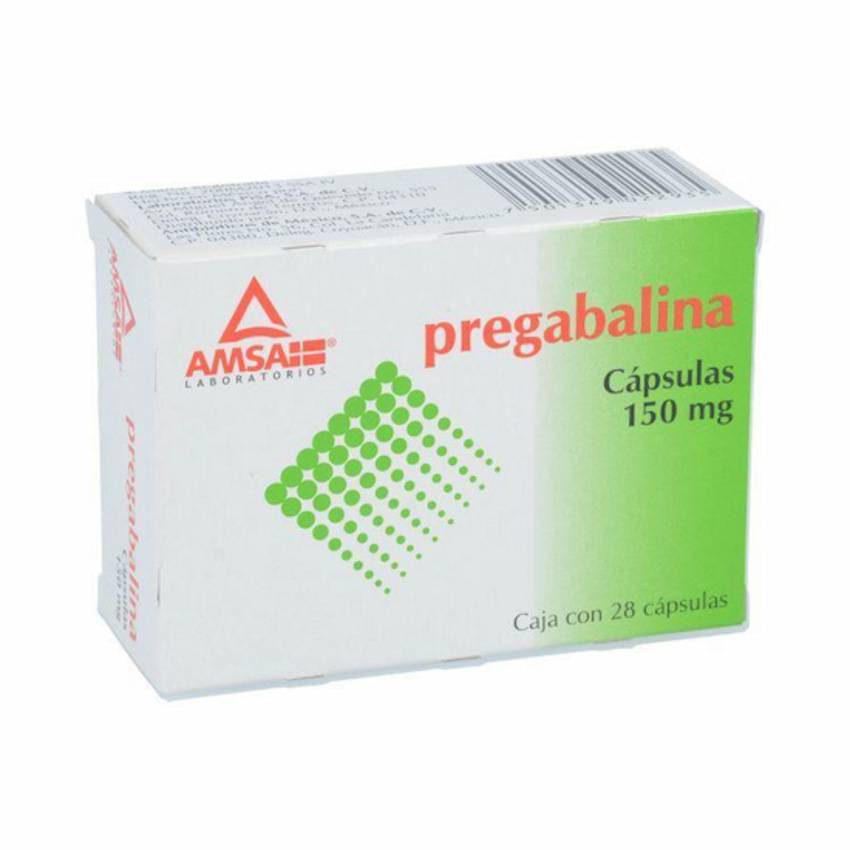 Amsa pregabalina cápsulas 150 mg (28 piezas)