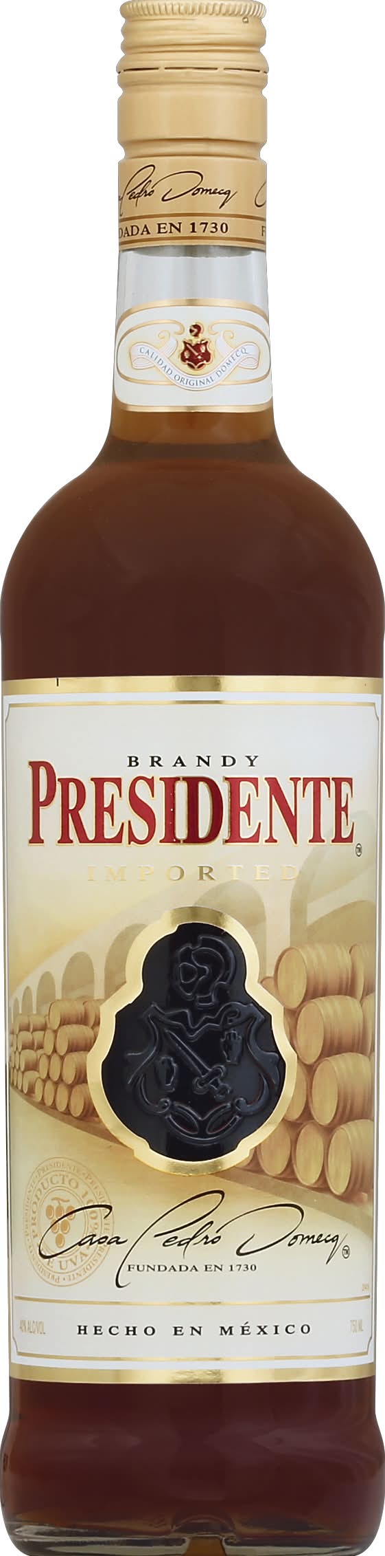 Presidente Clasico Brandy (750 ml)