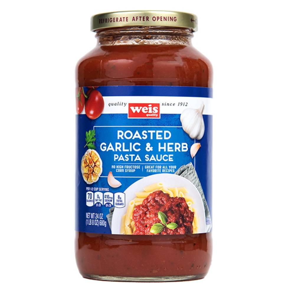 Weis Roasted Garlic and Herb Pasta Sauce