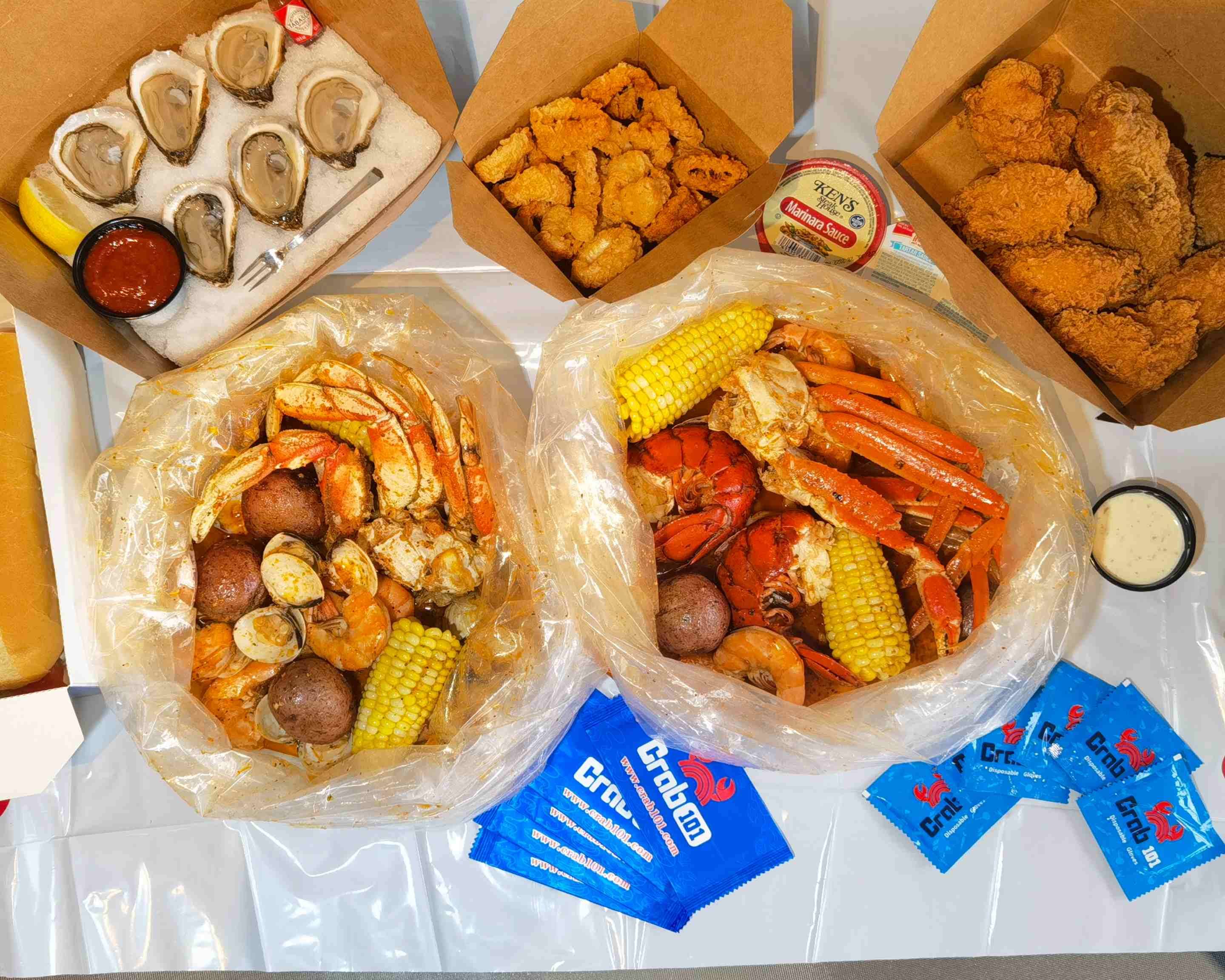 Crab 101 Seafood and Wings Menu Bridgeport • Order Crab 101 Seafood and