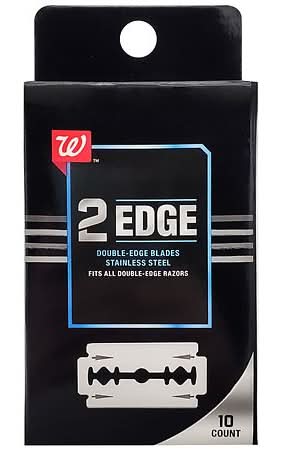 Walgreens Double Edge Stainless Steel Blades (10 ct)