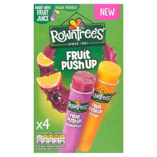 Rowntree's Fruit Push Up 4 x 90ml (360ml)