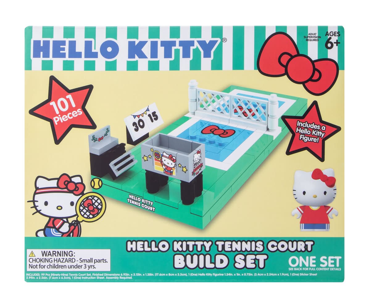 Hello Kitty® Build Set Tennis Court