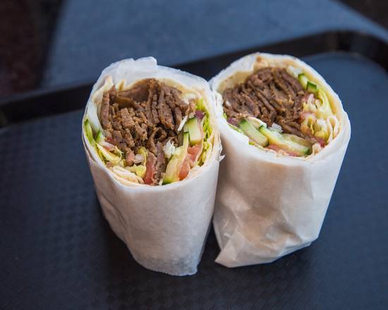 Caribbean Beef Donair Wrap