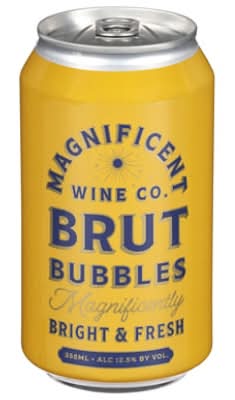 The Magnificent Wine Company Brut Bubbles Wine (355 ml)