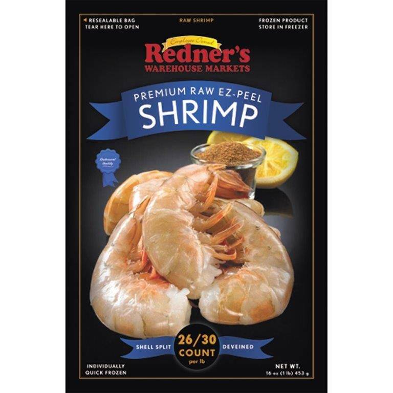 Redner's Premium Raw Ez Peel Shrimp