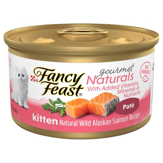 Purina Fancy Feast Kitten Gourmet Naturals Salmon Cat Food